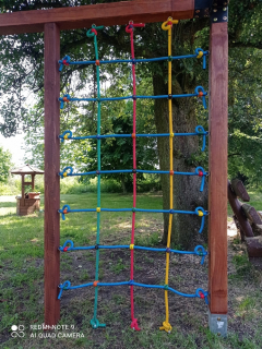 Lezecká sieť, hrubé lano 16 mm, 2 m x 1 m